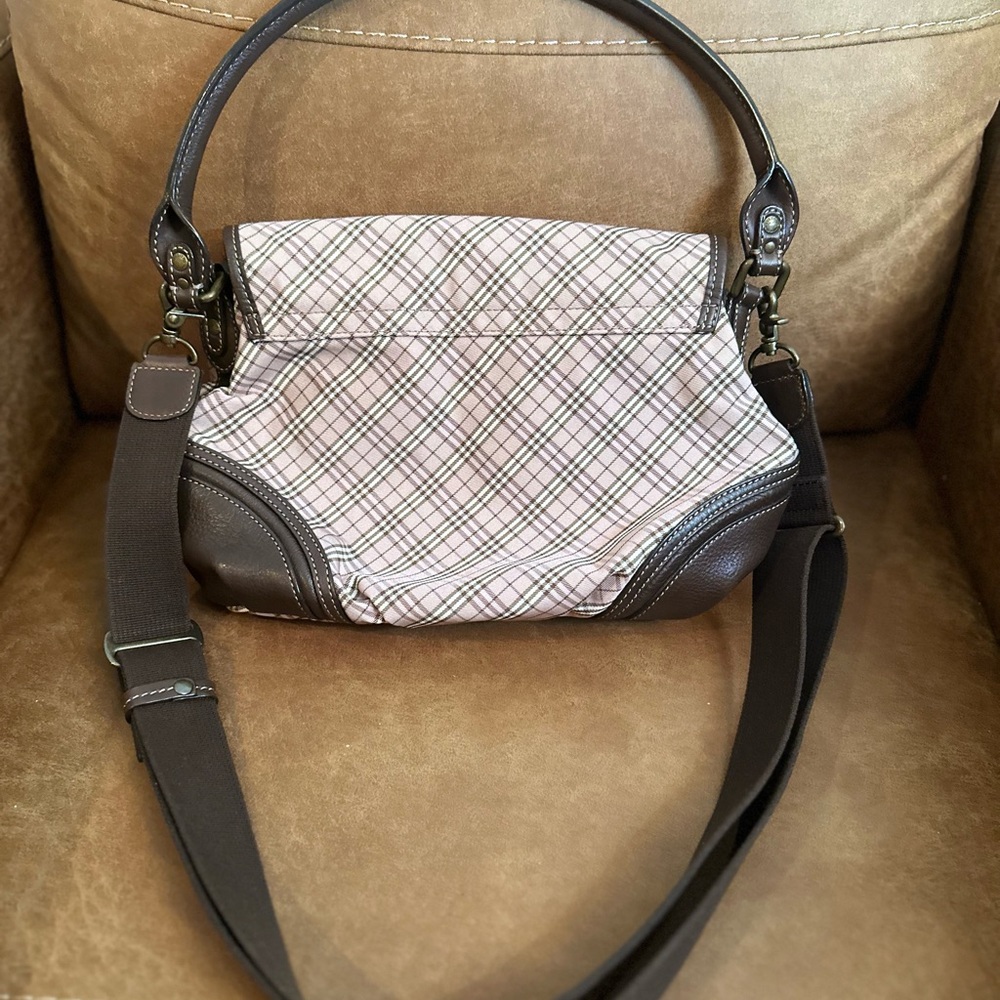 Burberry Blue Label 2 way Canvas/Leather Bag - Picture 3 of 12